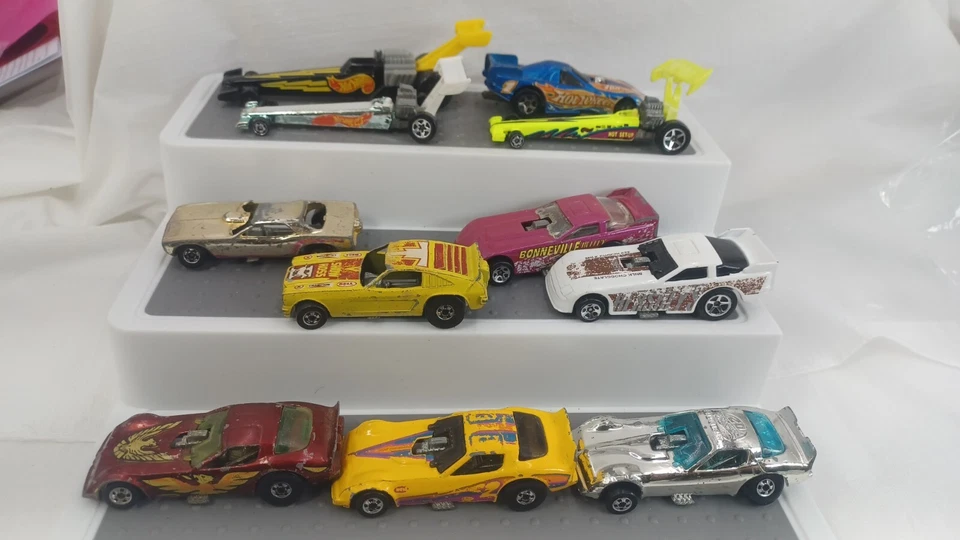 Hot Wheels Dragster Funny Cars Firebird Piezas O Restaurar Lote de 11 Die Cast Foto 4 de 4