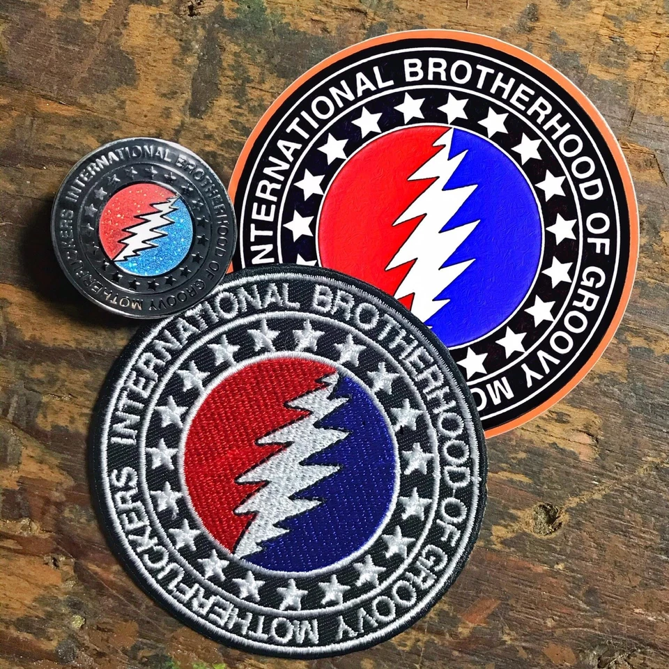 Brotherhood Combo Pack Pin Patch Sticker