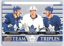 2020 Upper Deck Ilya Mikheyev Rasmus Sandin Pierre Engvall #TT-T1 Team Triples