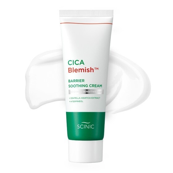SCINIC Cica Blemish Barrier Soothing Cream 80ml Vegan Moisturizing
