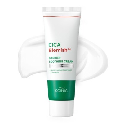 SCINIC Cica Blemish Barrier Soothing Cream 80ml Vegan Moisturizing