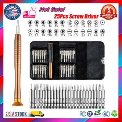 #ad 25 in 1 Precision Screwdriver Set Torx Glasses Repair Kit Micro Jewellers Watch $3.90