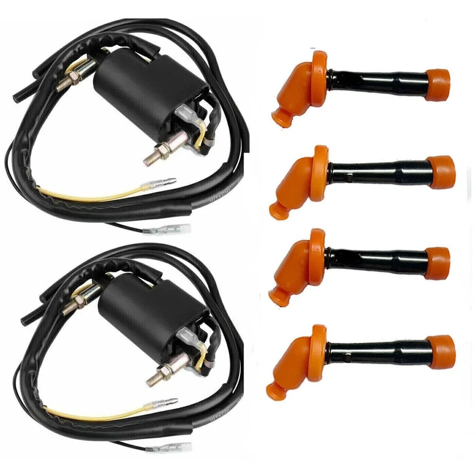 2 BOBINAS DE ENCENDIDO + Bujía PARA SUZUKI KATANA 750 GSX750F 1989-2006 Foto 2 de 4