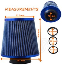 BLUE  UNIVERSAL PERFORMANCE AIR FILTER & ADAPTERS - Chevrolet