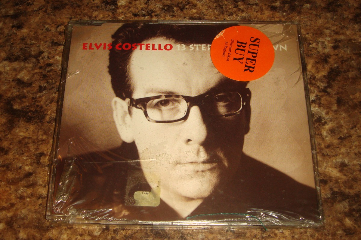 Rare ELVIS COSTELLO 13 Steps Lead Down 4 SONG 1994 GERMANY IMPORT 