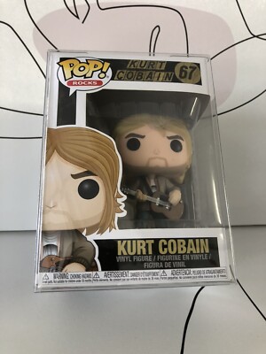 Rocks Funko Pop - Kurt Cobain MTV Unplugged #67 Nirvana + Free Pop