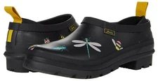 Joules Women's Slip-On Welly Garden Clogs Rain Shoe BlackBugs~Select Size