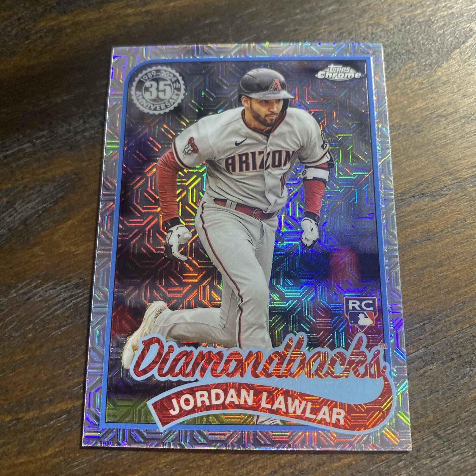 2024 Topps Series 2 Jordan Lawlar Silver Pack Mojo #T89C-78 RC Diamondbacks