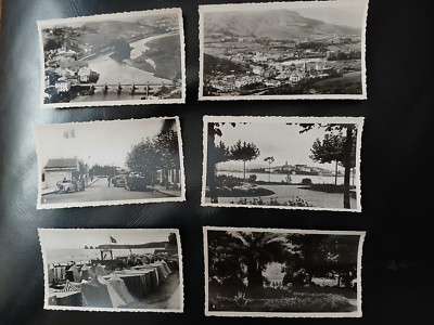12 Fotos der spanischen Grenze und der baskischen Küste - Elcé - 1930er Jahre