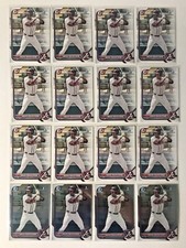 Lot 16x - 2022 Bowman Mahki Backstrom RC #121 - 12x Paper & 4x Chrome 1st