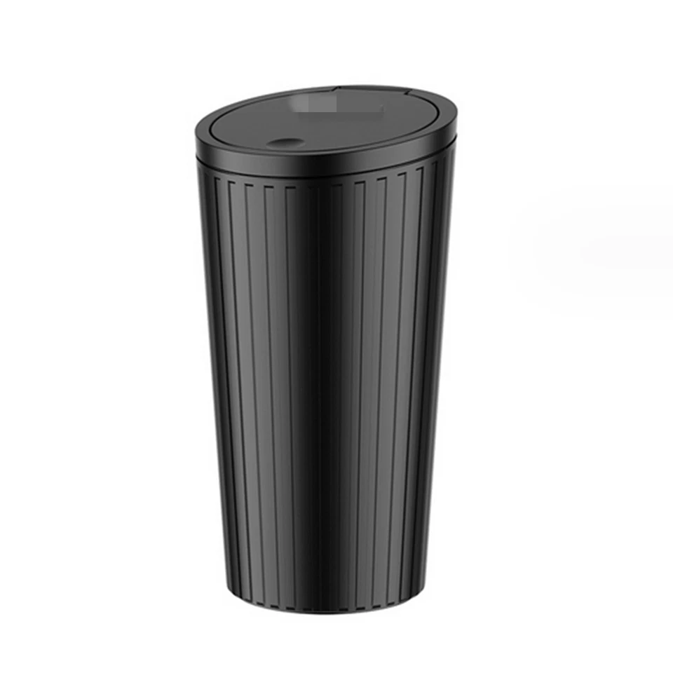 Mini cubo de basura para automóvil organizador de polvo bolsa de basura contenedor de basura caja de almacenamiento Foto 4 de 4