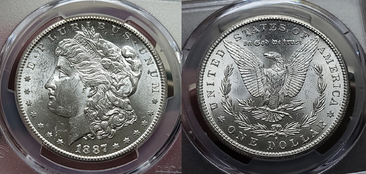 1887-S $1 PCGS Genuine