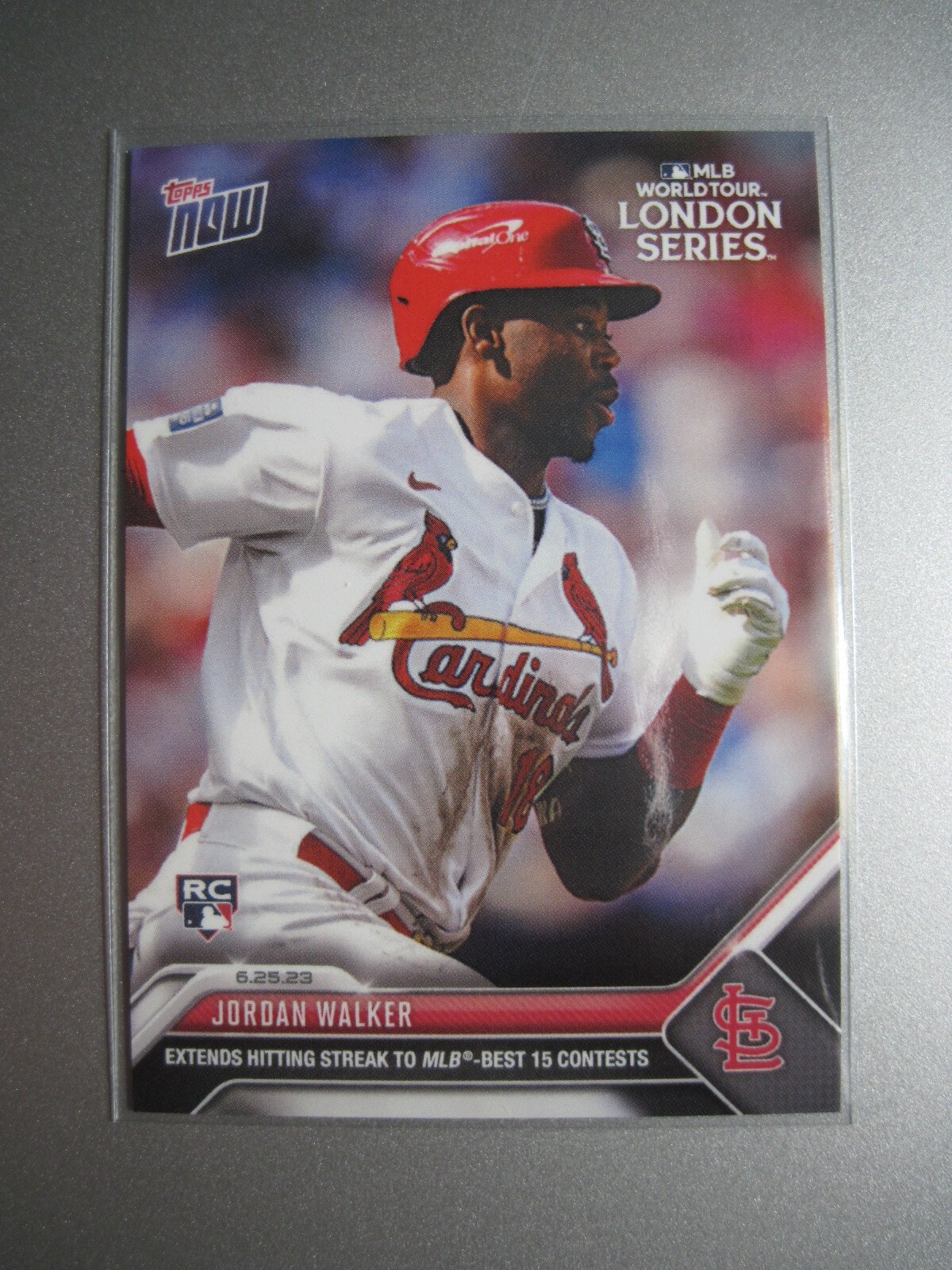 2023 TOPPS NOW LONDON SERIES JORDAN WALKER RC#494