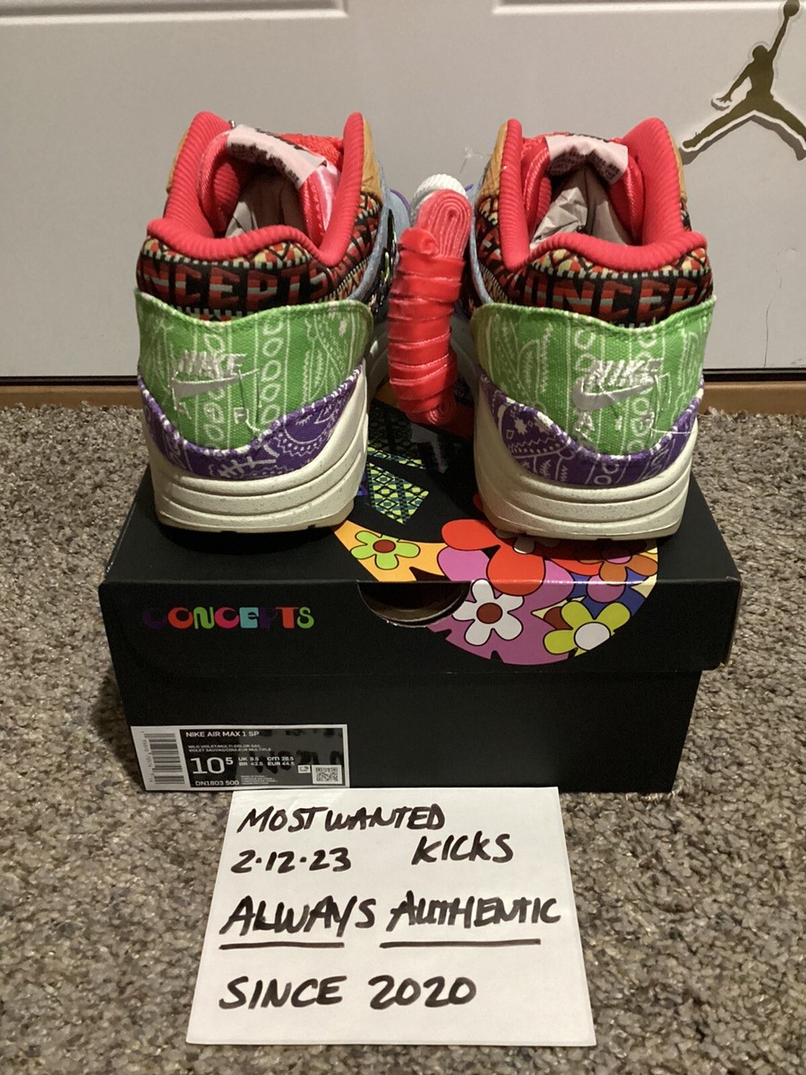 DS 2022 Nike Air Max 1 SP x Concepts Far Out Men's Sz 10.5 | eBay