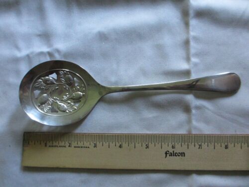 Vintage Dessert Spoon, Sheffield England, Decorative, Silver Plate - Picture 1 of 4