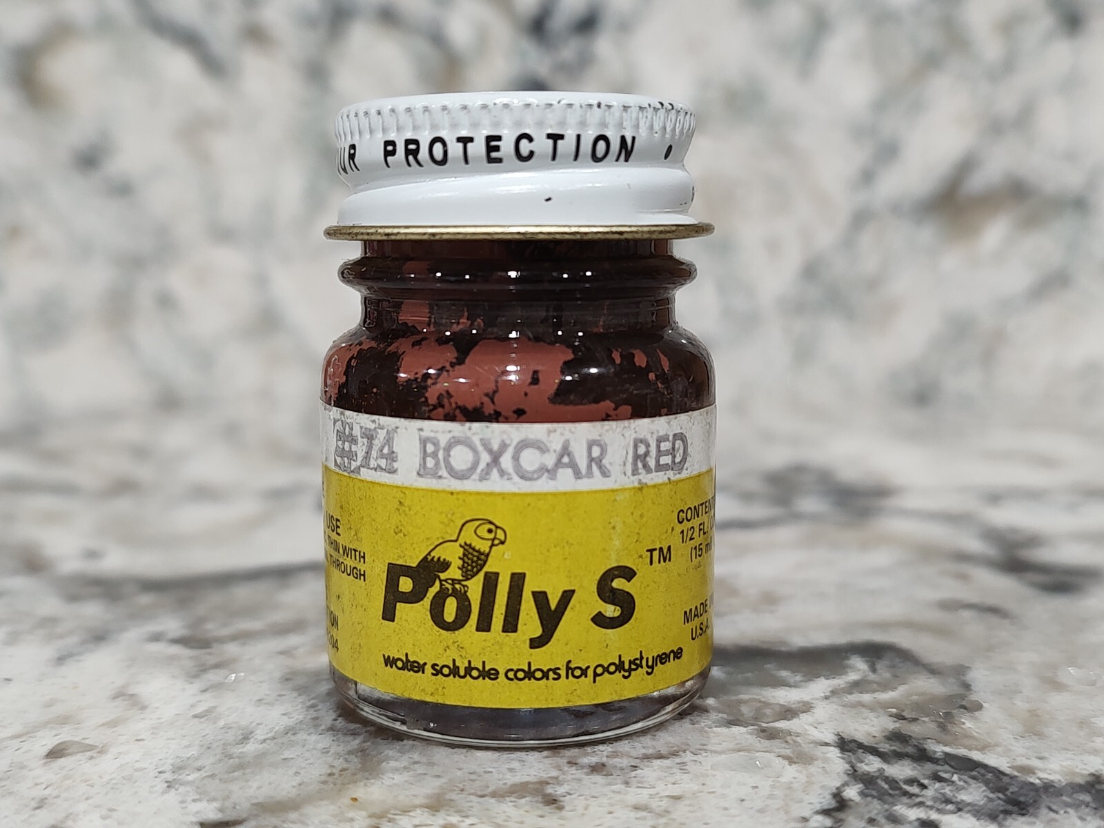 FLOQUIL POLLY S MODEL & HOBBY COLORS PAINT .5 oz 1/2 OUNCE 74 BOXCAR