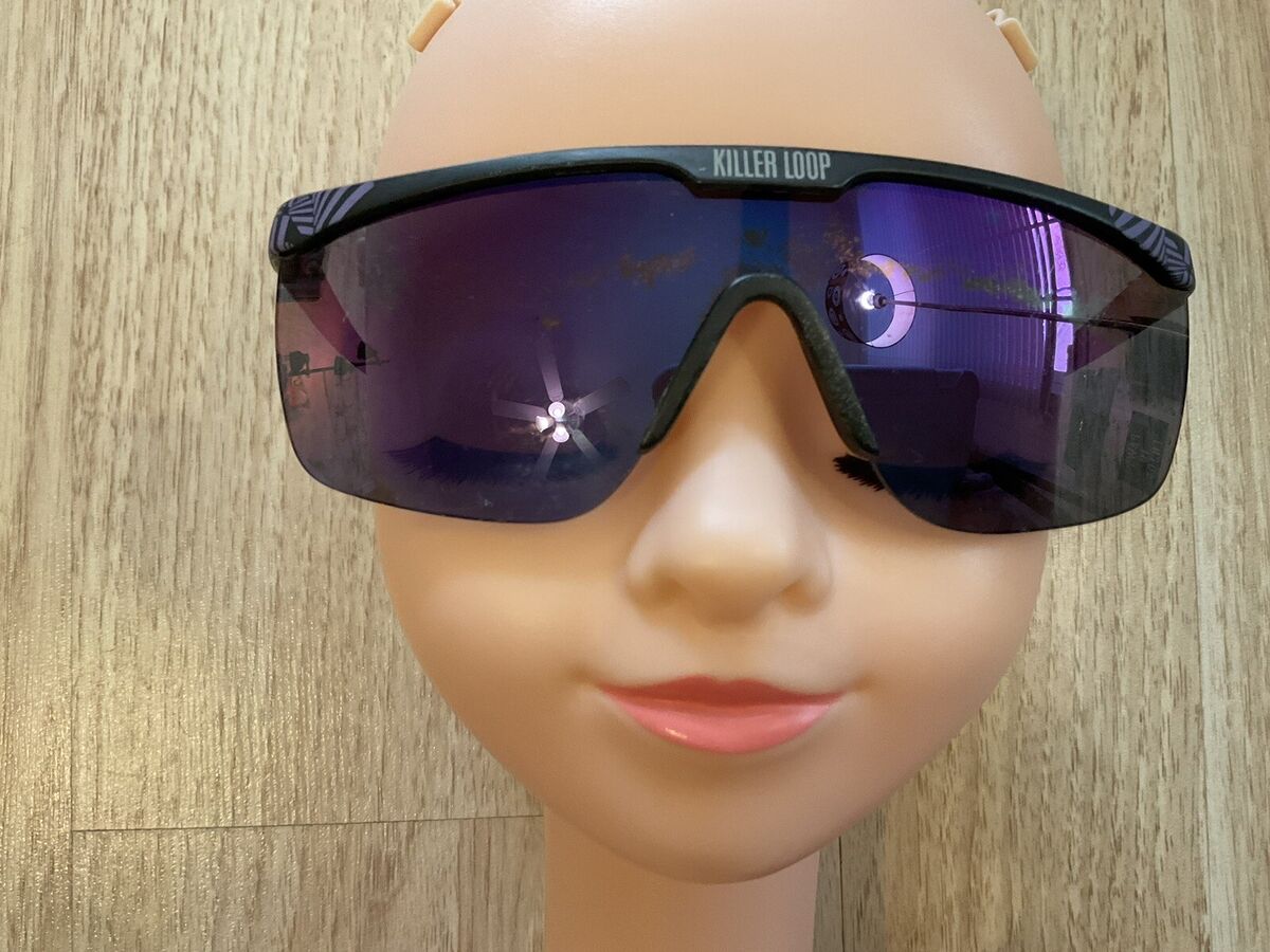 Vintage B&L Killer Loop Sunglasses W1160 Black Purple FRAMES Vintage B&L Killer Loop Sunglasses W1160 Black Purple FRAMES