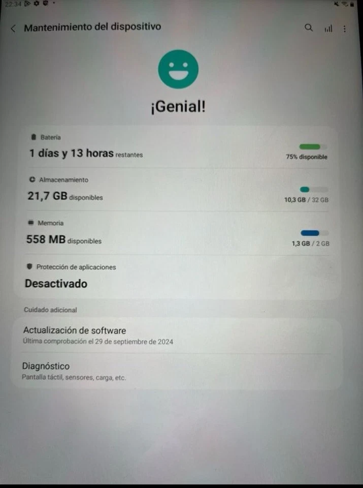 Samsung Galaxy Tab A (2019) · 32GB · Wi-Fi, foto 3 de 4