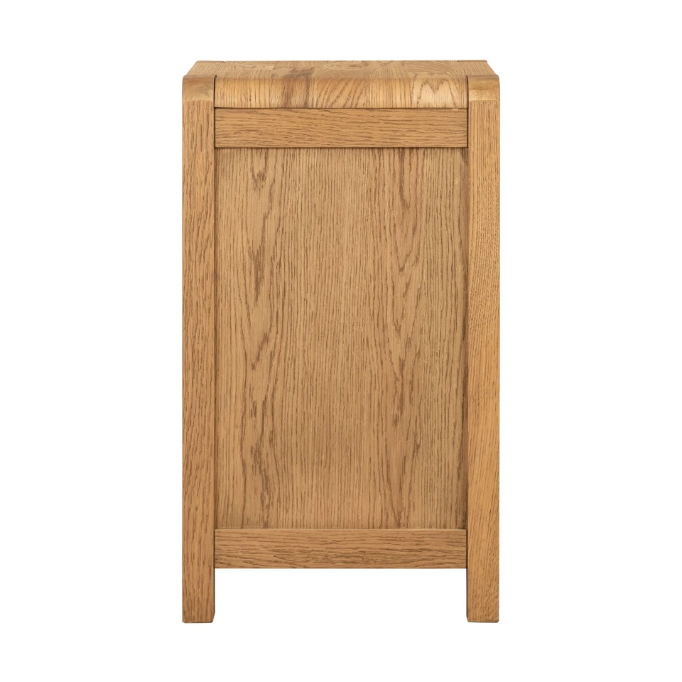 Ascot Chunky Oak Large Bedside Table Bedside Cabinet Bedside - Image 4 of 4