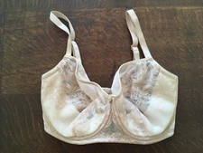 NATORI Tan Beige True Decadence Shear Lace Cup Underwire Bra - 30H