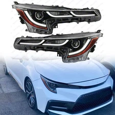 For 2020 2021 Toyota Corolla SE XLE XSE Headlights Lamps LED Left Right Pair 2pc