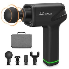 Snailax Massage Gun, Muscle Deep Tissue, Vibrating Percussion Relax Body Muscle