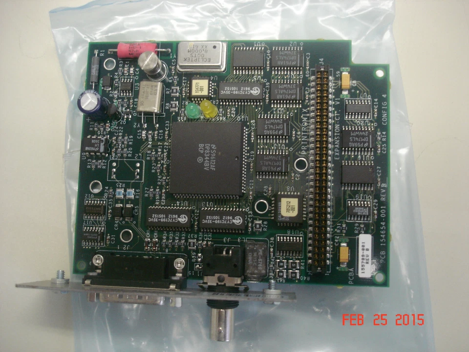 156075-001  TWINAX/COAX I/O  CONTROL MODULE FOR PRINTRONIX P5000 SERIES PRINTERS - Image 3 of 3