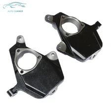 Pair 2WD 4WD 2" Drop Lowering Spindles For 99-06 Chevy GMC Silverado Sierra 1500