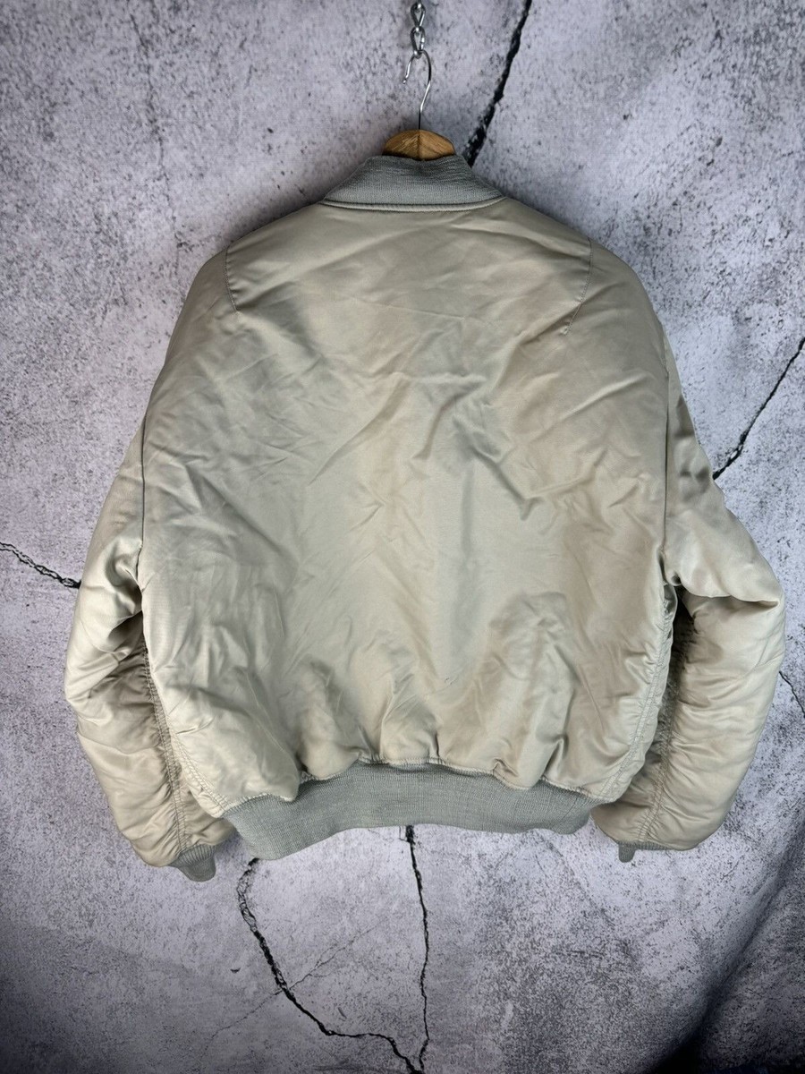 90s Boxy Military MA-1 Bomber Jacket | eBay