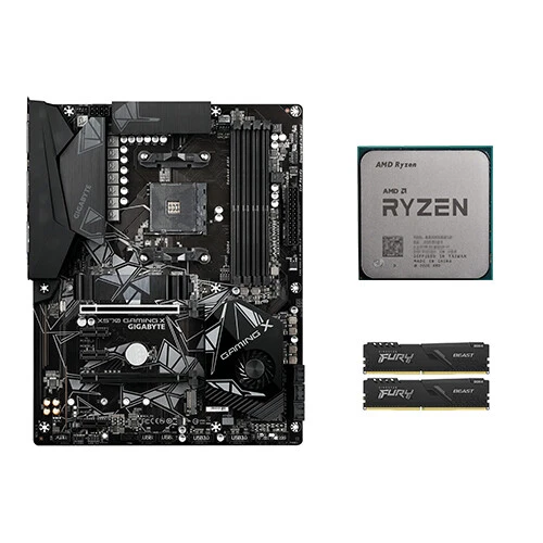 AMD Ryzen™ 9 5950X CPU+Gigabyte X570 GAMINGX motherboard+DDR4 16G