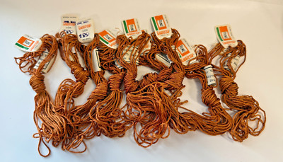 Vtg Varicor Mme MAIA Embroidery Thread yarn 9 Skeins 6 meters  #129 Brazil
