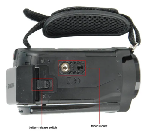 Samsung Digital Full HD Camcorder HMX-H200BP, 20x Optical zoom - Good condition - Picture 3 of 6
