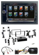 Blaupunkt SD Bluetooth 2DIN MP3 USB Lenkrad Autoradio f&uuml;r Nissan Cube Frontier J