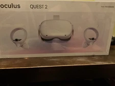 Oculus Meta Quest 2 256GB VR Headset White with Controllers. SEALED