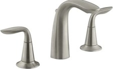 KOHLER Refinia 5317-4-BN Widespread Lavatory Faucet Vibrant Brushed Nickel NOB