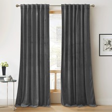Velvet Curtains 108 inches Long, Extra Long High Ceiling Curtains
