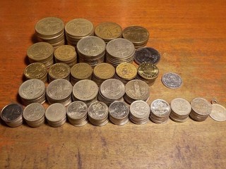 Mixed lot of Circulated Coins from Guatemala