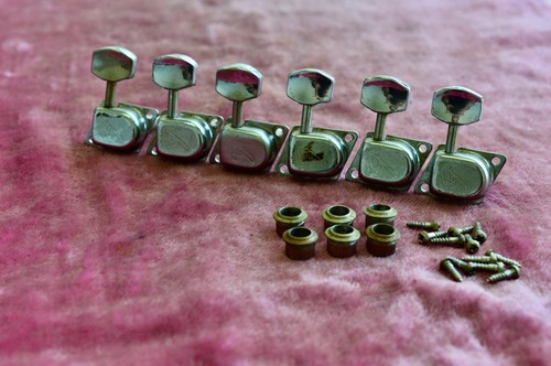 Vintage 1968 1969 Fender Stratocaster "F" Tuners 1967 Telecaster Strat Tele 1970 - Picture 1 of 13