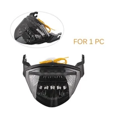 LED Motorcycle Taillight For Suzuki GSXR 1000 2005 2006 Black Plastic