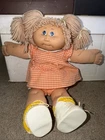 New ListingVTG Cabbage Patch Jesmar Spain HM#1 Freckles Blu Eyes Dbl Ponytail OG Outfit HTF