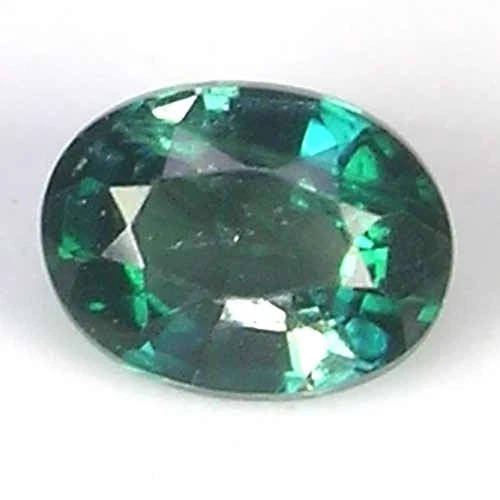 REMARKABLE NATURAL TEAL GREEN COLOR MADAGASCAR GRANDIDIERUTE GEM -OVAL CUT