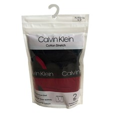 NEW Calvin Klein Boys 2 Pack Boxer Briefs Underwear size XL 16-18