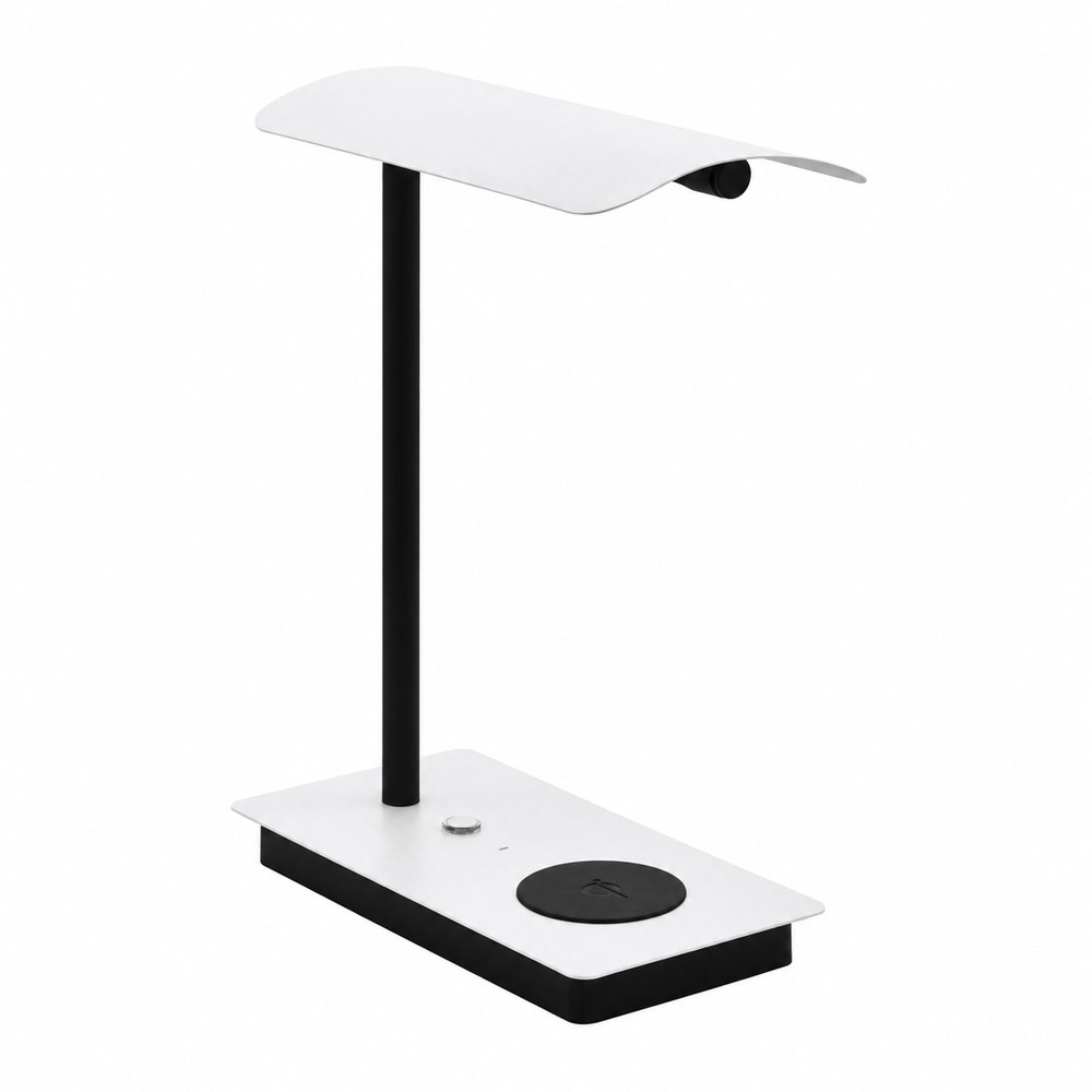 Eglo LED Touch Table Lamp Arenaza White 5.8W 3000K Inductive Charging Base