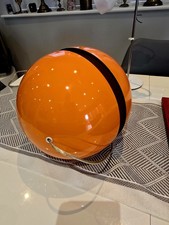 Andrea Modica Vintage Marks & Spencer Orange Metal Round Lamp