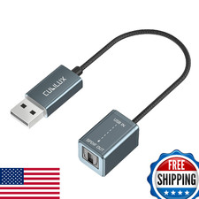 Cubilux USB auf S/PDIF Transmitter USB A TOSLINK Stereo Audio PC Linux Windows
