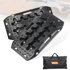 Recovery Traction Boards, Off-Road Track Traction Mats for Sand, Mud, and Sno...