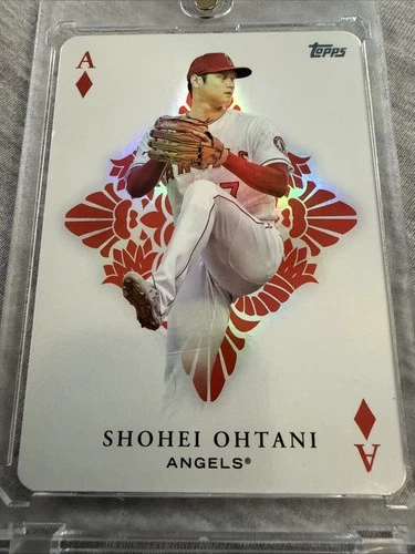 New ListingTopps 2023 Series 1 Shohei Ohtani All Aces AA-11 Insert Hologram Angels MLB Card