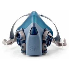 3M 7503 Half Face Respirator Facepiece Mask Cool Flow Exhalation Valve LRG USA