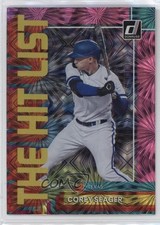 2022 Panini Donruss The Hit List Pink Fireworks Corey Seager #THL-12 10c7