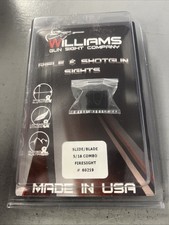Williams Fire Sight Wgos 516 Slideblade Combo Green Fiber 60219